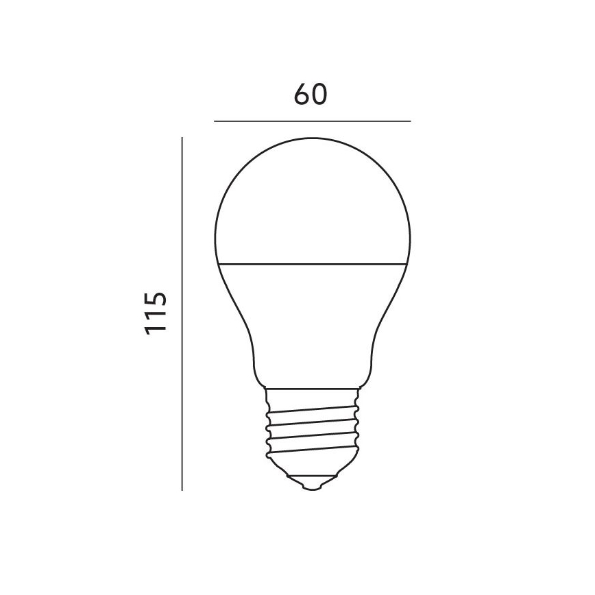 LED RGB Pametna prigušiva sijalica E27/9,5W/230V 2700-6500K Wi-Fi Tuya