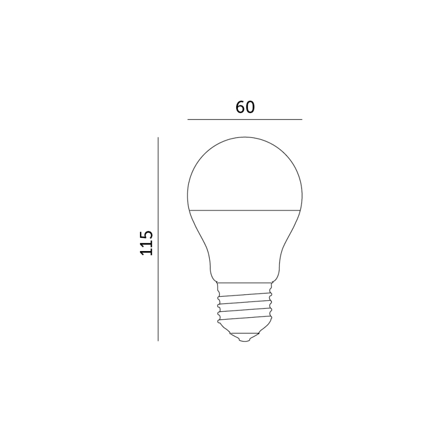 LED RGB Pametna prigušiva sijalica E27/9,5W/230V 2700-6500K Wi-Fi Tuya