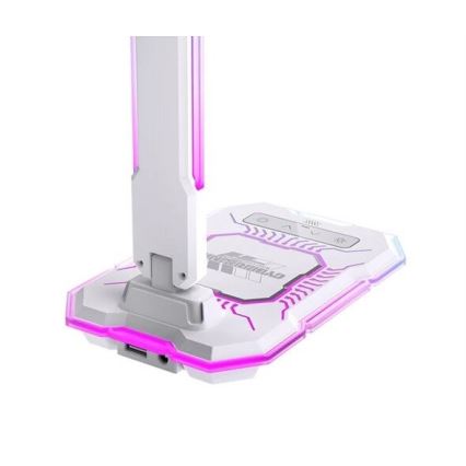LED RGB Prigušiva punjiva dodirna stona lampa sa bežičnim punjenjem LED/7,5W/5V 2700-5300K bela