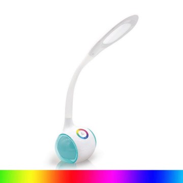 LED RGB prigušiva punjiva stona lampa LED/5W/5V 2400 mAh