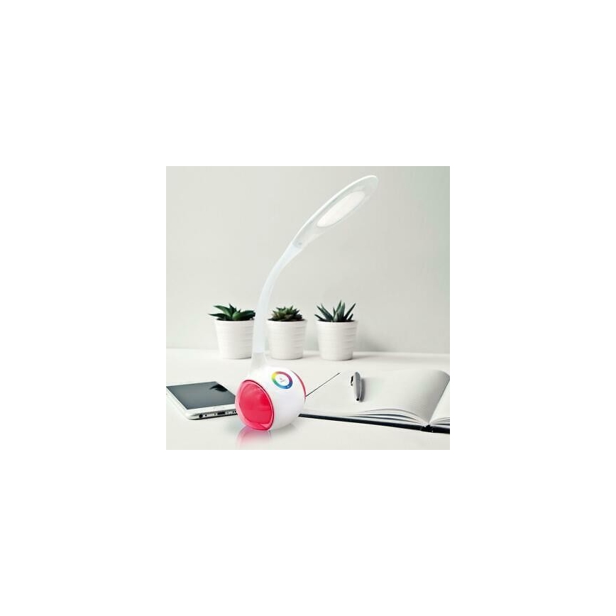 LED RGB prigušiva punjiva stona lampa LED/5W/5V 2400 mAh
