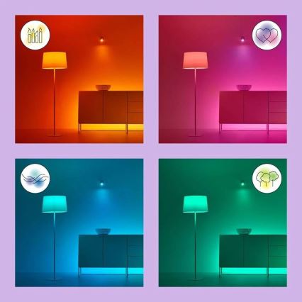 LED RGB Prigušiva sijalica A60 E27/8,5W/230V 2200-6500K Wi-Fi - WiZ