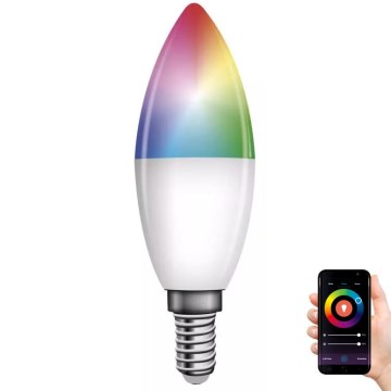LED RGB Prigušiva sijalica GoSmart E14/4,8W/230V 2700-6500K Wi-Fi Tuya