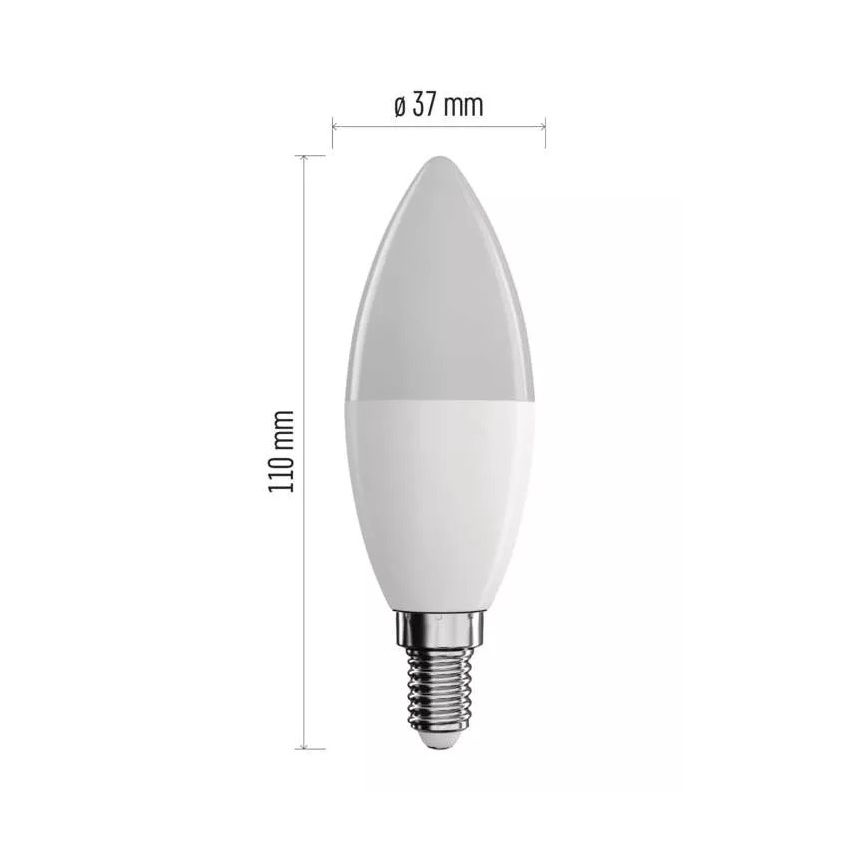 LED RGB Prigušiva sijalica GoSmart E14/4,8W/230V 2700-6500K Wi-Fi Tuya