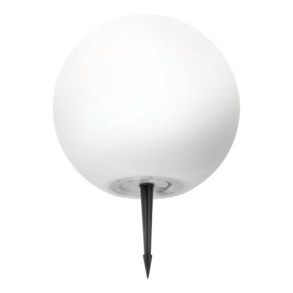 LED RGB Prigušiva solarna lampa GARDEN BALL LED/5W/3,7V 3000K IP54 pr. 40 cm + Daljinski upravljač