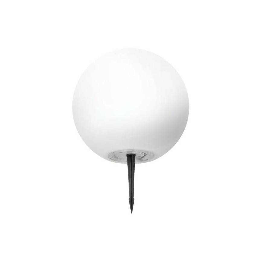LED RGB Prigušiva solarna lampa GARDEN BALL LED/5W/3,7V 3000K IP54 pr. 40 cm + Daljinski upravljač