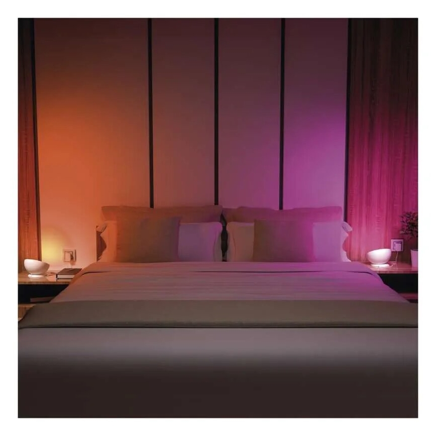 LED RGB Prigušiva stona lampa GoSmart LED/7W/230V Wi-Fi bela