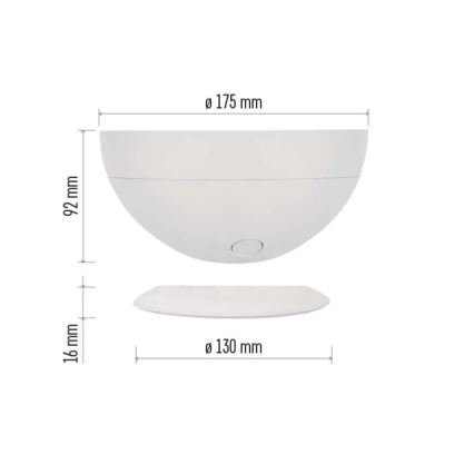 LED RGB Prigušiva stona lampa GoSmart LED/7W/230V Wi-Fi bela