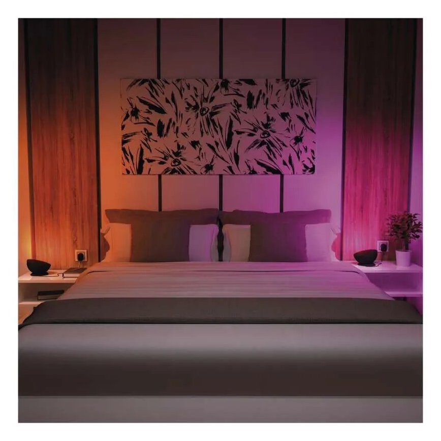 LED RGB Prigušiva stona lampa GoSmart LED/7W/230V Wi-Fi crno