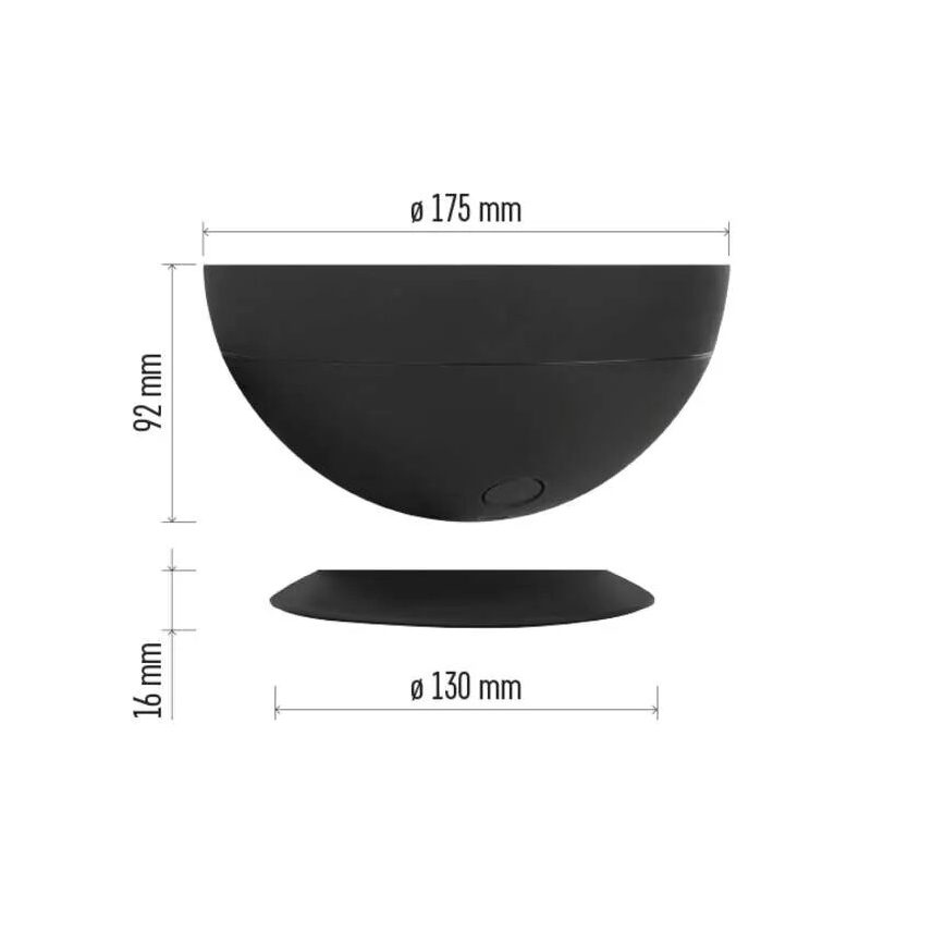 LED RGB Prigušiva stona lampa GoSmart LED/7W/230V Wi-Fi crno