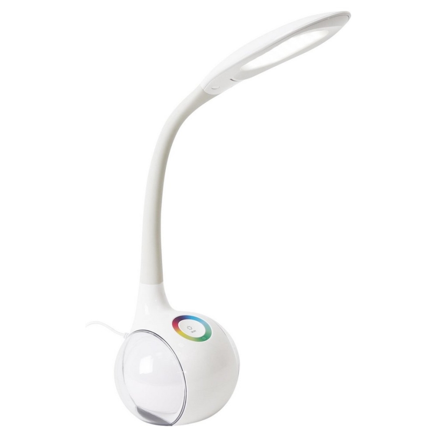 LED RGB prigušiva stona lampa LED/7W/230V bela