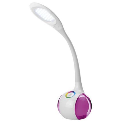 LED RGB prigušiva stona lampa LED/7W/230V bela