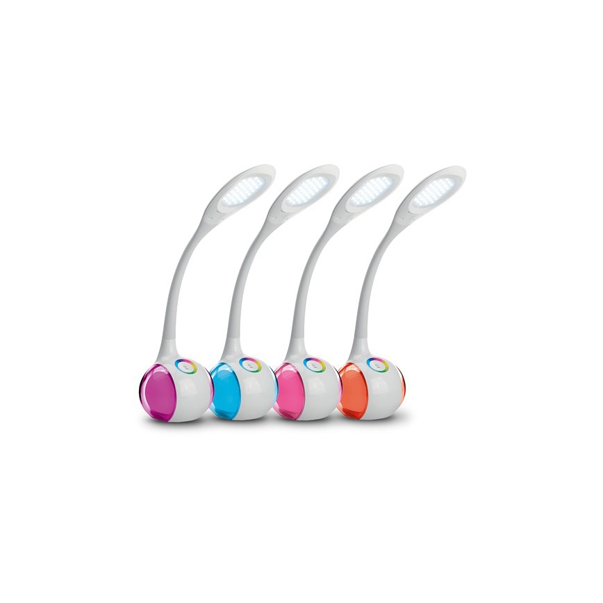 LED RGB prigušiva stona lampa LED/7W/230V bela