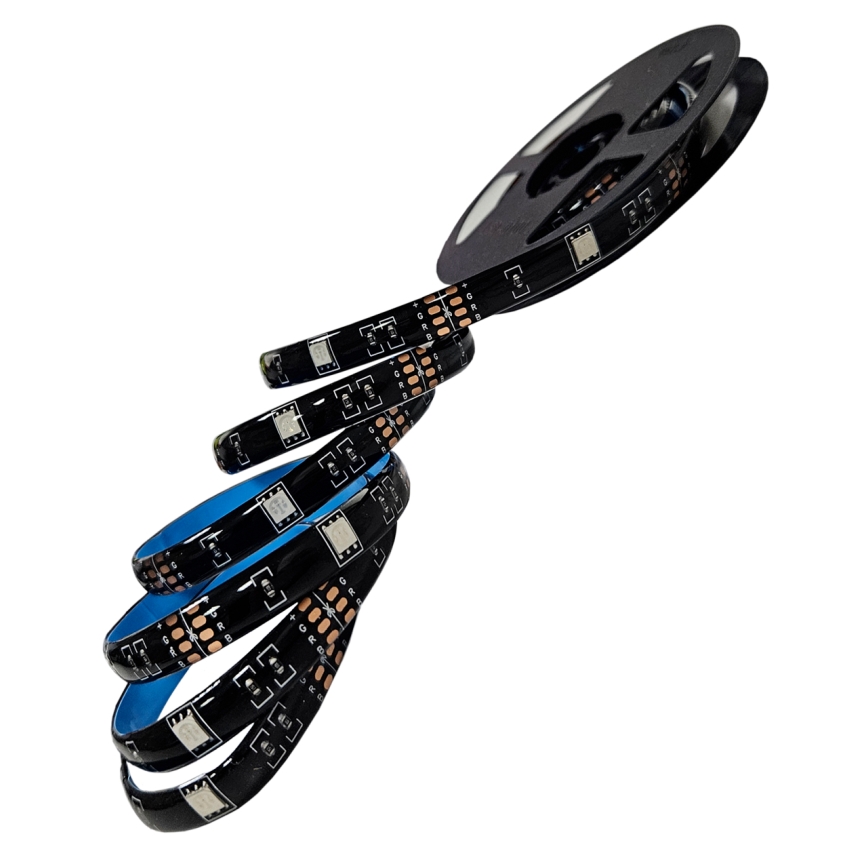 LED RGB Prigušiva traka LED/6W/5V USB 2 m + Daljinski upravljač