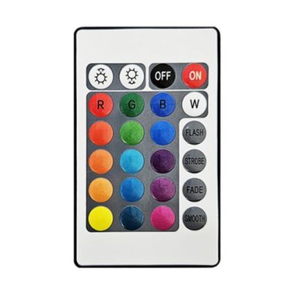 LED RGB Prigušiva traka LED/6W/5V USB 2 m + Daljinski upravljač