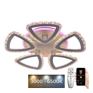 LED RGB Prigušivi nadgradni luster LED/70W/230V 3000-6500K + Daljinski upravljač