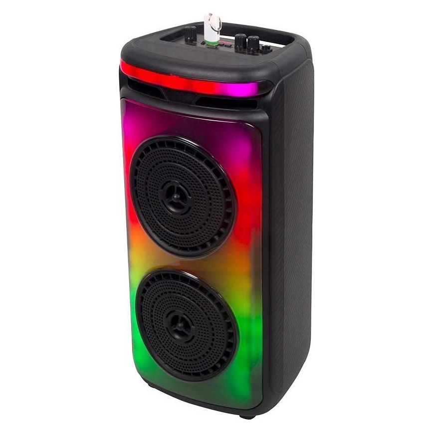 LED RGB Punjivi zvučnik sa mikrofonom 400W/2400 mAh + Daljinski upravljač