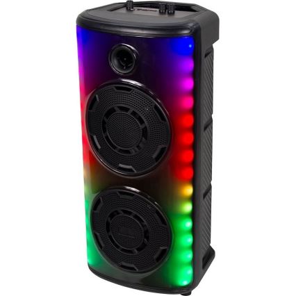 LED RGB Punjivi zvučnik sa mikrofonom 600W/2400 mAh + Daljinski upravljač