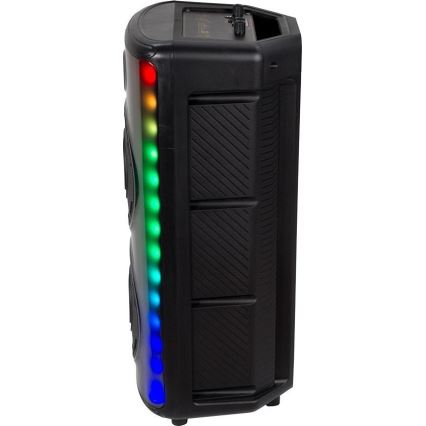 LED RGB Punjivi zvučnik sa mikrofonom 600W/2400 mAh + Daljinski upravljač