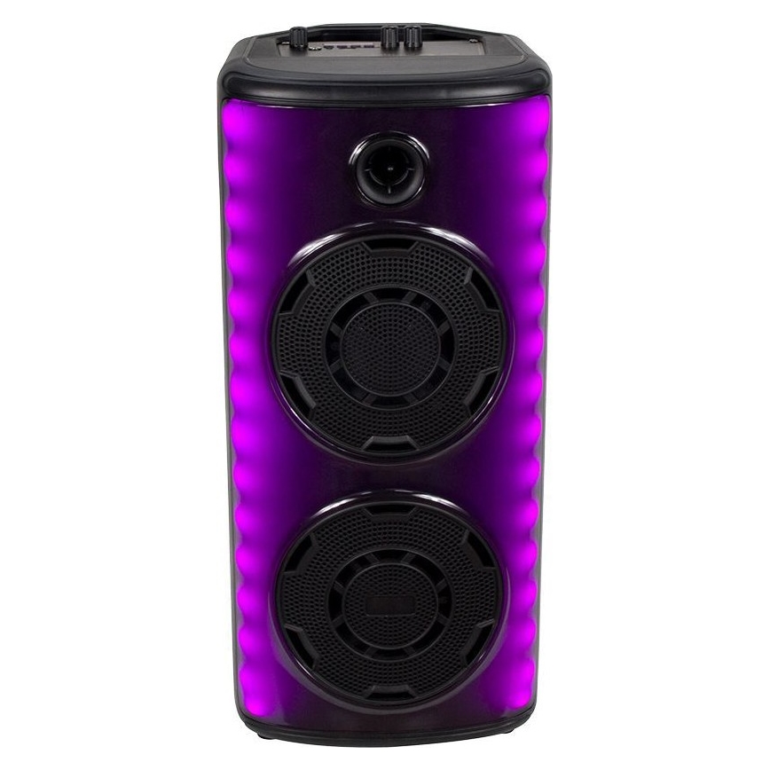 LED RGB Punjivi zvučnik sa mikrofonom 600W/2400 mAh + Daljinski upravljač