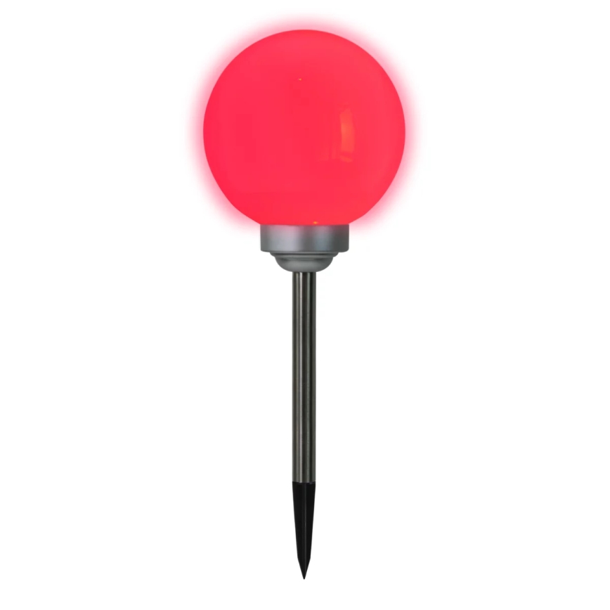 LED RGB Solarna lampa LED/0,2W/AA 1,2V/600mAh IP44