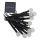 LED RGB solarna svetiljka 10xLED/1,2V 300 mAh IP44 crna