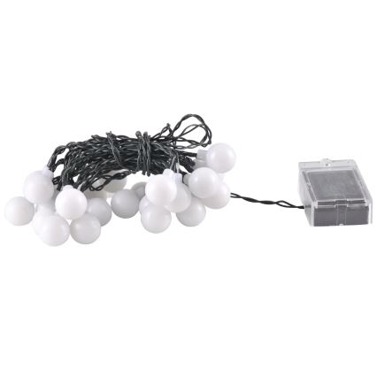 LED RGB Solarni lancem PARTY 30xLED/1,2V 3,9 m IP44