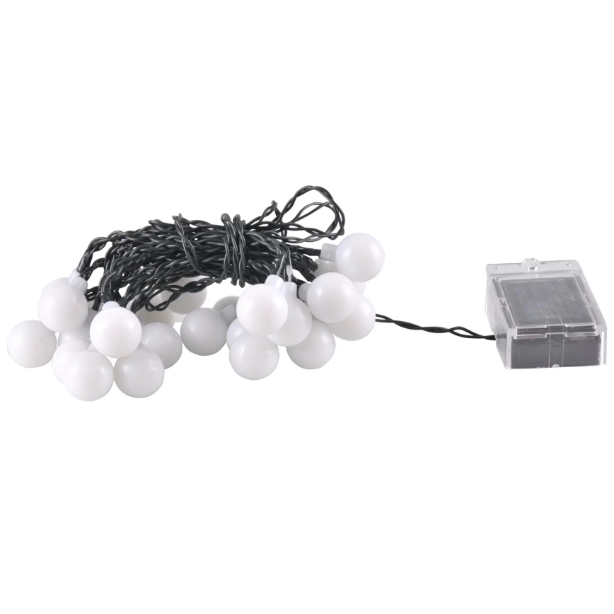 LED RGB Solarni lancem PARTY 30xLED/1,2V 3,9 m IP44