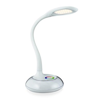 LED RGB Stona lampa COSMOS 6,5W/230V bela