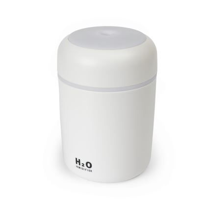 LED RGB Ultrazvučni aroma difuzor i ovlaživač vazduha LED/2W 300ml bela