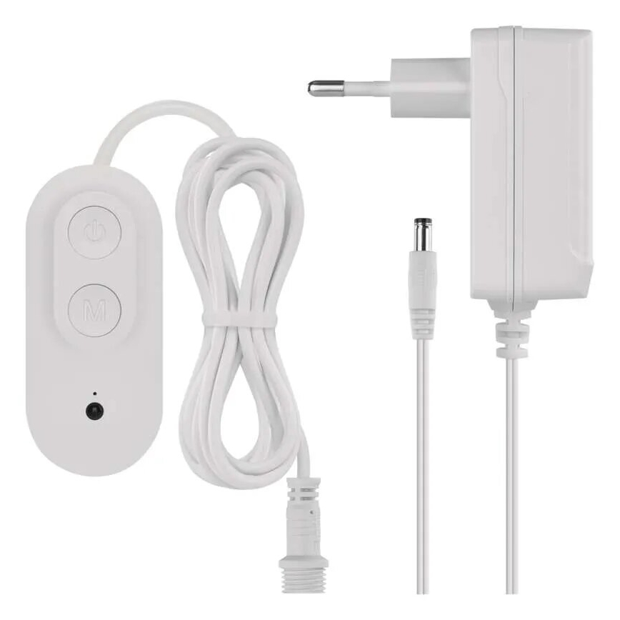 LED RGBIC+CCT Dekorativni lanac sa reflektorima GoSmart 12xLED/7W/230V 255 cm Wi-Fi Tuya