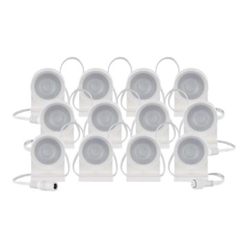 LED RGBIC+CCT Dekorativni lanac sa reflektorima GoSmart 12xLED/7W/230V 255 cm Wi-Fi Tuya