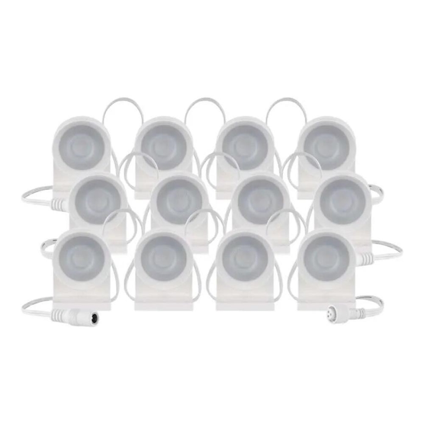 LED RGBIC+CCT Dekorativni lanac sa reflektorima GoSmart 12xLED/7W/230V 255 cm Wi-Fi Tuya