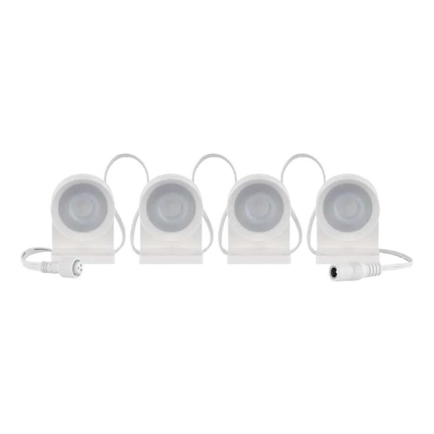 LED RGBIC+CCT Dekorativni lanac sa reflektorima GoSmart - proširenje 4xLED/7W/230V 85 cm Wi-Fi Tuya