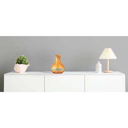 LED RGBW Aroma difuzer i osveživač vazduha LED/230V 500 ml Wi-Fi + Daljinski upravljač