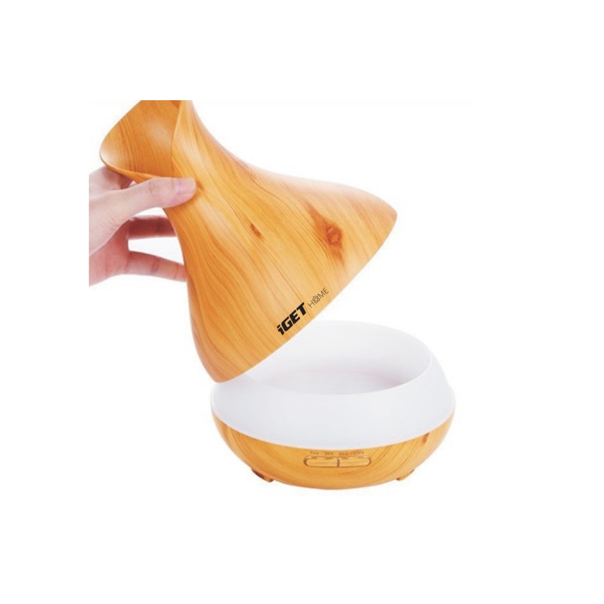 LED RGBW Aroma difuzer i osveživač vazduha LED/230V 500 ml Wi-Fi + Daljinski upravljač