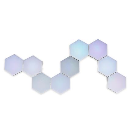 Set 9x LED RGBW Prigušiva zidna dekorativna lampa MAYA LED/1W/230V + Daljinski upravljač