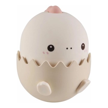 LED RGBW Prigušiva dečija dodirna lampa BABY DINO LED/0,75W/5V USB 1200 mAh roze