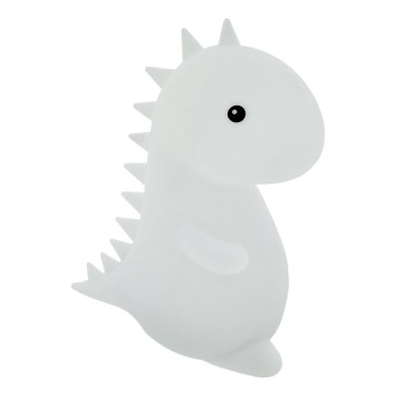 LED RGBW Prigušiva dečija dodirna lampa LED/1W/5V USB 1200 mAh dinosaurus