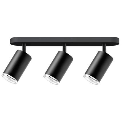 LED RGBW prigušiva kupatilsko spot svetlo TURYN 3xGU10/6,5W/230V 2700-6500K Wi-Fi IP44 crna