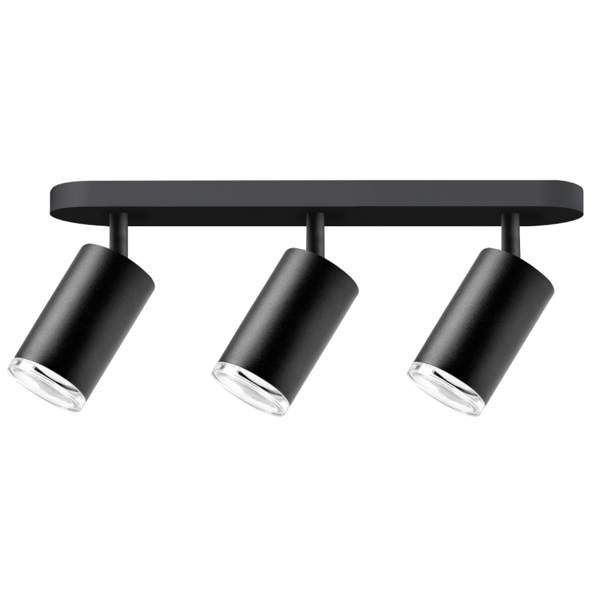 LED RGBW prigušiva kupatilsko spot svetlo TURYN 3xGU10/6,5W/230V 2700-6500K Wi-Fi IP44 crna