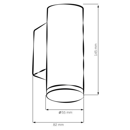 LED RGBW prigušiva zidno svetlo za kupatilo TURYN 1xGU10/6,5W/230V 2700-6500K Wi-Fi IP44 bela