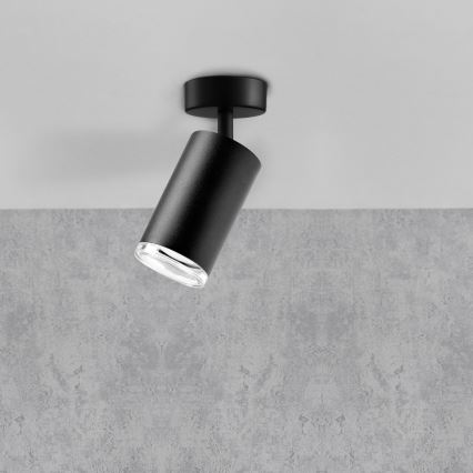LED RGBW prigušiva kupatilska spot svetiljka TURYN 1xGU10/6,5W/230V 2700-6500K Wi-Fi IP44 crna