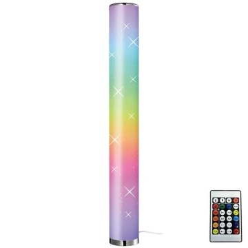 LED RGBW Prigušiva podna lampa LED/12W/230V + Daljinski upravljač