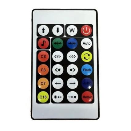 LED RGBW Prigušiva podna lampa LED/12W/230V + Daljinski upravljač
