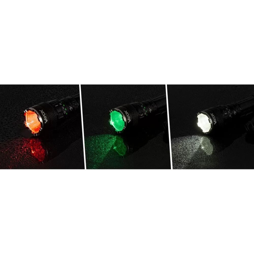 LED RGBW Prigušiva punjiva baterijska lampa LED/15W/5V IP66 1500 Im 2000 mAh