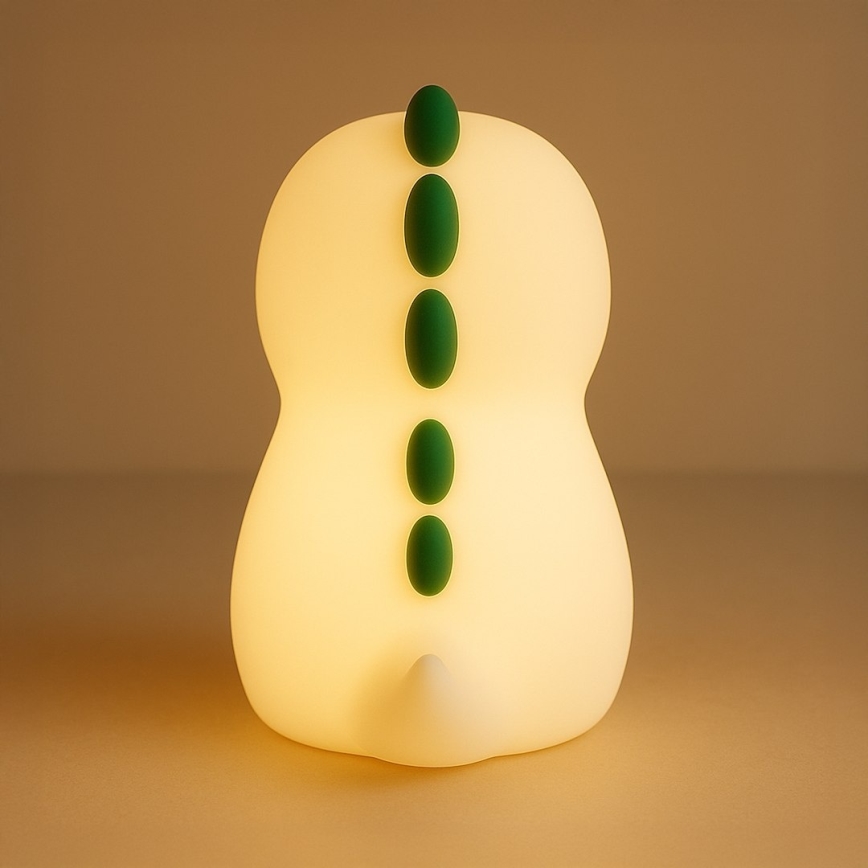 LED RGBW prigušiva punjiva dodirna dečja noćna lampa DINO LED/1W/5V 1200 mAh