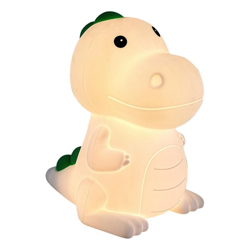LED RGBW prigušiva punjivo dečije noćno svetlo LED/2,5W/5V 3000K 1200 mAh dinosaurus