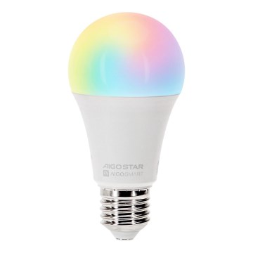 LED RGBW Prigušiva sijalica A60 E27/12W/230V 2700-6500K Wi-Fi - Aigostar