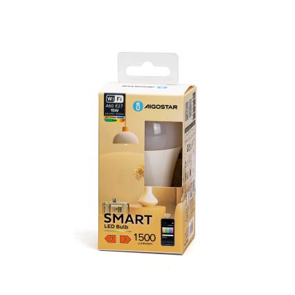 LED RGBW Prigušiva sijalica A60 E27/15W/230V 2700-6500K Wi-Fi - Aigostar